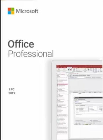 Microsoft Office Professional 2019 (PC) - Microsoft Key