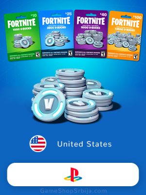 fortnite v-bucks vbucks playstation usa
