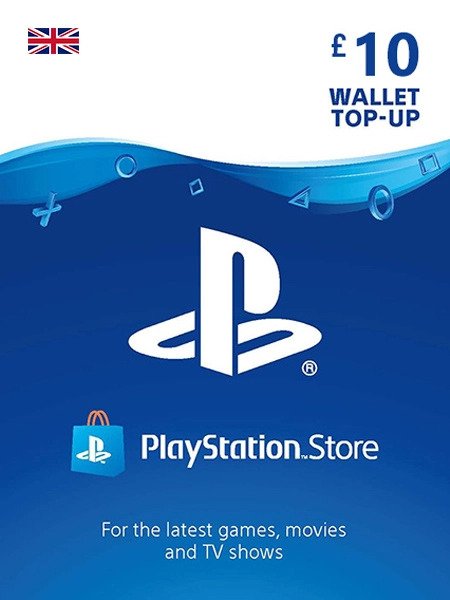 playstation gift card kartica 10 gbp