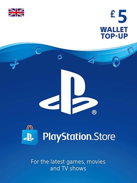 playstation gift card kartica 5 gbp