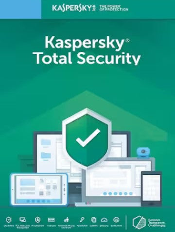 Kaspersky Total Security 2021,  1 uređaj 1 godina