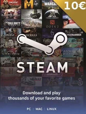 Steam gift card 10 euro