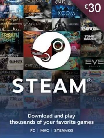 Steam gift card 30 euro