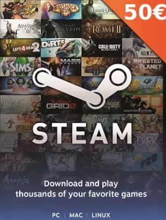 Steam gift card 50 euro