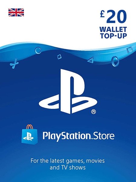 playstation gift card kartica 20 gbp