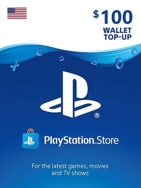 playstation gift card kartica ps5 ps4 100 usa