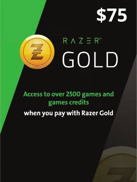 Razer gold gift kartica 75 usd