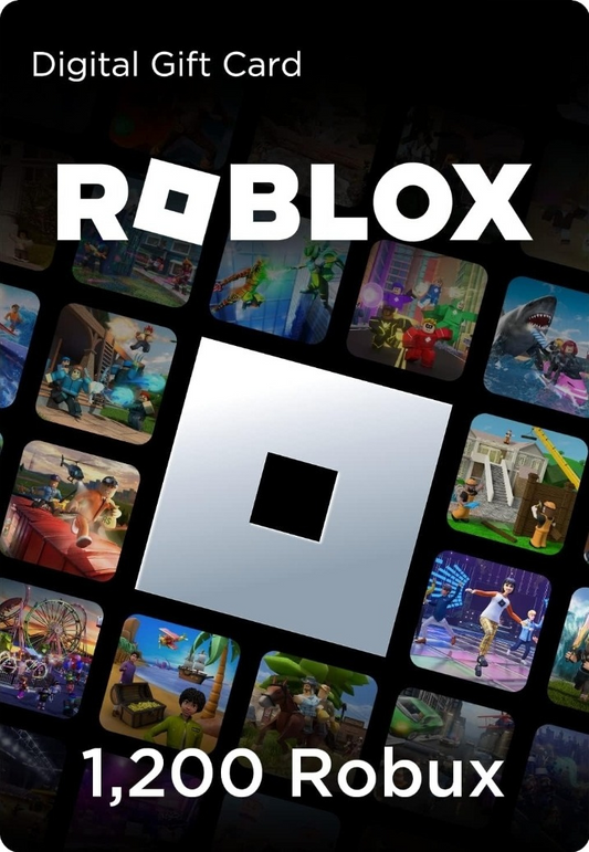 roblox robux gift card 1200